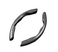 Funda De Volante De Coche Funda Volante Fibra Carbono Antideslizante para Suzuki para Vitara para Baleno para Alto para Samurai para Ciaz(Black)