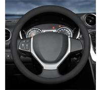 Funda De Volante De Coche Funda Volante Fibra Carbono para Suzuki para Vitara para Baleno para Celerio para Ciaz para Alto para Samurai(C Black)