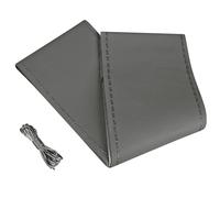 Funda de volante de cuero estándar - L - Ø 37/39 cm - Gris