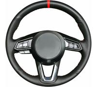Funda de Volante de Cuero Negro Cosida a Mano, para Mazda 3 para Mazda 6 /CX-3 /CX-5 /CX-9 /para Toyota Yaris