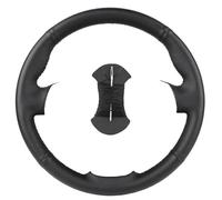 Funda de Volante de Cuero Negro para Toyota Land Cruiser 2021-2023 Funda Protectora de Volante de Coche Cosida a Mano