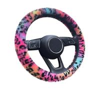 Funda de Volante de Leopardo, Elástica y Cálida para Coche en Invierno, de Felpa