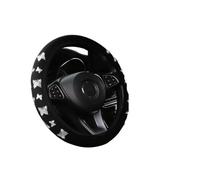 Funda De Volante De Tres Piezas con Mariposas Brillantes para Coche (sin Aro Interior), Funda De Freno Mano Funda De Manija. Accesorios Automóvil(Sliver)