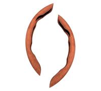 Funda De Volante Gamuza para Toyota Prius (XW10-XW60 1997-2025 2026),Protector Segmentado Antideslizante,Agarre De Felpa Suave,Accesorios Interior Invierno,Brown