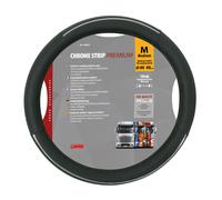 Funda de volante Lampa Chrome Strip, de Skeentex - M - Ø 44/46 cm