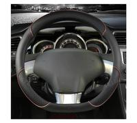 Funda de Volante para Citroën DS3 DS 3 de Carreras para Cabrio en Forma de D, Funda de Volante de Coche de Cuero PU Antideslizante, Accesorios para Coche, Funda de Volante