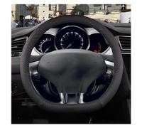 Funda de Volante para Citroën DS3 DS 3, de Piel sintética, Antideslizante, Protectora, Accesorios Interiores.