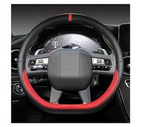 Funda De Volante para Citroen DS3 DS4 DS5 DS 5LS DS6 DS7 DS9 Protector para Volante De Coche Cuero Microfibra Forma D 38cm(8)