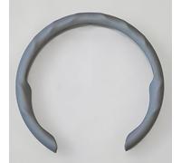 Funda de Volante para DS 3/DS 3 Crossback/DS 3 E-Tense, Funda de Volante de Cuero, Funda Protectora de Volante Semicerrada Transpirable y Antideslizante,Grey