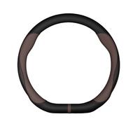 Funda De Volante para Seat para Cupra Leon Mk3 Mk2 5f Born Ibiza 6j 6l Ateca Formentor Tavascan Cars Funda Volante Cuero Antideslizante 38 Cm(D Brown)