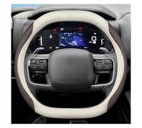 Funda de volante para todos para Dacia Para Duster 2024 2025 Funda De Volante De Cuero Transpirable Antideslizante Auto-styling Accesorios Coche Cubierta Del Volante Del Coche (U)