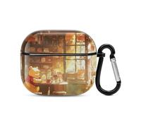 Funda de Winnie the Pooh compatible con AirPods3, funda para AirPods3 para mujer, compatible con la funda de AirPods de tercera generación,