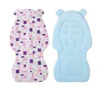 Funda del asiento del cochecito - almohadilla suave algodón plegable niño, plegable para niños | Encuadernador de asientos de cochecito reversible para carro de carro perr bambi