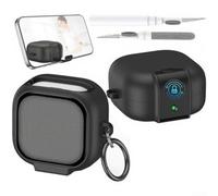 Funda delgada para Galaxy Buds 4 Pro para cubierta dura ultrafina, no voluminosa, fácil de acceder, color blanco (negro)