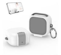 Funda delgada para Galaxy Buds 4 Pro para cubierta dura ultrafina, no voluminosa, fácil de acceder, color blanco (blanco)