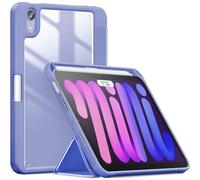 Funda delgada y ligera para iPad Mini 6, carcasa trasera rígida resistente al amarilleamiento, acceso completo a todas las funciones.