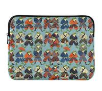 Funda delgada y ligera para portátil Hp Lenovo | Mochila escolar transpirable para todas las estaciones para usuarios de dispositivos digitales, ranas samuráis japonesas