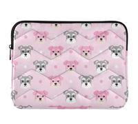 Funda delgada y ligera para portátil Hp Lenovo | Mochila escolar transpirable para todas las estaciones, para viajeros, linda cara de perro Schnauzer