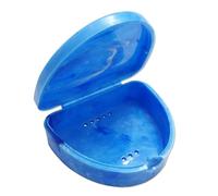 Funda dental delgada de ortodoncia, colores de mármol para retenedores, bandejas de blanqueamiento, dentaduras postizas y más (mármol azul)