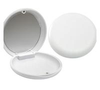 Funda dental delgada de ortodoncia reciclable de 1 pulgada de profundidad para retenedores, bandejas de blanqueamiento, dentaduras postizas blancas
