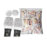 Funda desechable para micrófono, lavable, multifuncional, funda para la esponja del micrófono, 400 unidades