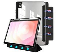 Funda Desmontable for Tablet Compatible con Samsung Galaxy Tab S11 de 11 Pulgadas SM-X730 X736B 2025. Cubierta Trasera de acrílico con Soporte for lápiz.(Black)