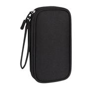 Funda Disco Duro Externo Estuche Bolsa Organizador Cables, Estuche Protector para Almacenamiento De Viaje, Fundas para Discos, Portable, para Cargador, Memoria USB, SD Tarjeta y Adaptadores