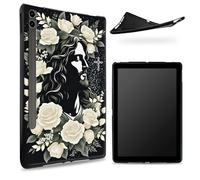 Funda diseñada para Samsung Galaxy Tab S6 de 10.5 pulgadas 2019 SM - T860/T865, parte trasera de goma TPU mate con Faith Jesus, funda protectora de silicona suave a prueba de golpes con soporte para