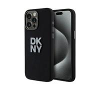 Funda DKNY Liquid Silicone Metal Logo Negro - iPhone 15 Pro Max