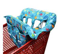 Funda doble doble para carrito de la compra para hermanos bebés con funda de transporte. Se adapta a tiendas de comestibles al por mayor como Costco SAMS Club (Blue Sea World)