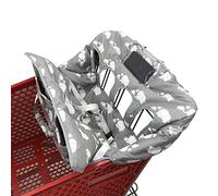 Funda doble para carrito de la compra para hermanos de bebé con funda de transporte., Elefante Blanco