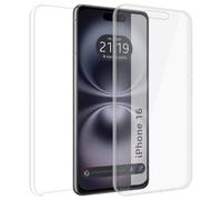 Tumundosmartphone Funda Doble Transparente Pc + TPU Full Body 360 para iPhone 16 (6.1)