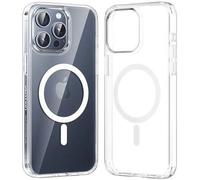 Funda Vention KUBT0-10 iPhone 14 Transparente TPU Dura MagSafe Recortes de Conectores