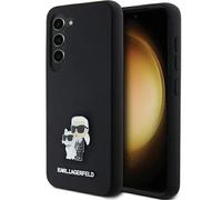 Funda Dura Galaxy A55 Karl Lagerfeld Silicona Negra Logo Metal