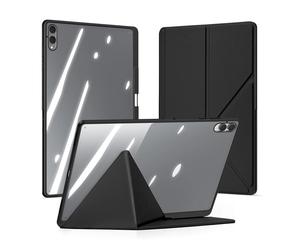 Funda DUX DUCIS para Samsung Tab S11 Ultra S11 A11 Plus A9 Plus, Cubierta Transparente Desmontable con Soporte para S Pen y Función de Activación/Suspensión Automática Negro A11 A9 Plus 11