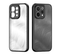 Funda DUX DUCIS para vivo X300 FE V70 V70 Elite, TPU + líneas acrílicas, parte trasera transparente, antihuellas, Airbag, cubierta anticaída Negro