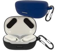 Funda easyBee Compatible con JBL Endurance Peak 3 / Endurance Peak III [con 2 mosquetones], Funda de Silicona líquida Ultrafina, Resistente a los Golpes, Funda para Auriculares Bluetooth