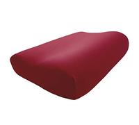 Funda Edda Lux (61 x 31 cm) Hecha para Almohada Original Queen Tempur y Shape Queen Tempur S, M, L y XL para Almohada Cervical, de Jersey algodón 100%, Carmín