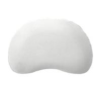 Funda Edda Lux Hecha para Almohada Curve Tempur, 61 x 40 cm, en S/M, Funda de cojin Suave con Cremallera, de Jersey algodón 100%, Blanco