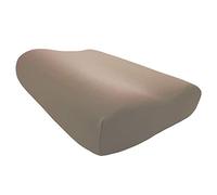 Funda Edda Lux Hecha para Almohada Shape Tempur S, M y L, 50 x 31 cm, Suave, Ideal para Almohada Cervical, de Jersey algodón 100%, Toffee