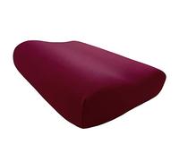 Funda Edda Lux Hecha para Almohada Shape Tempur S, M y L, 50 x 31 cm, Suave, Ideal para Almohada Cervical, de Jersey algodón 100%, Borgoña