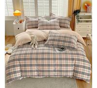 Funda Edredon Cama 240X220 Cuadrados Negros Y Rojos Fundas Nordicas Edredón Microfibra Fundas para Edredón,Funda Nordica Infantiles,Duvet Cover con 2 Fundas De Almohada,Bedding