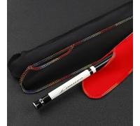 Funda elástica de algodón para caña de pescar para bastones de menos de 120 cm de longitud (rojo grueso)