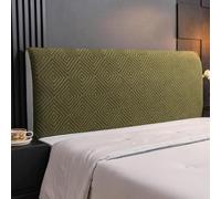 Funda Elástica De Jacquard para Cabecero De Cama Matrimonial, Queen Y King Size: Antideslizante, Protectora Y A Prueba De Polvo para La Olive Green Cal King:170-190cm/63-74in
