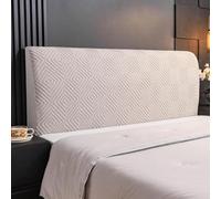 Funda Elástica De Jacquard para Cabecero De Cama Matrimonial, Queen Y King Size: Antideslizante, Protectora Y A Prueba De Polvo para La Silver Gray Cal King:170-190cm/63-74in