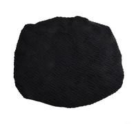 Funda elástica de tela jacquard para sillas de comedor, funda elástica de grado hotelero, lavable a máquina, beige, caqui, gris medio, negro (negro)