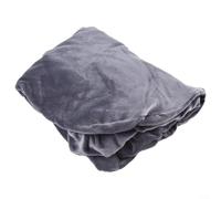Funda elástica de terciopelo de alta elasticidad para uso en comedor con tela de felpa suave antiarrugas para superficie y capa resistente al agua para una protección completa de los muebles (gris