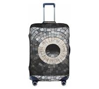 Funda elástica Duradera para Maletas con diseño de Mosaico Gris: proteja y distinga su Equipaje