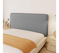 Funda Elástica For Cabecero De Cama,Antipolvo,Fácil De Instalar,Lavable,For Decoración De Dormitorio.(Light Gray,(55-67in))