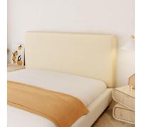 Funda Elástica For Cabecero De Cama,Antipolvo,Fácil De Instalar,Lavable,For Decoración De Dormitorio.(Beige,(67-74in))